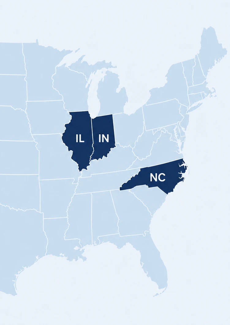 Service area map