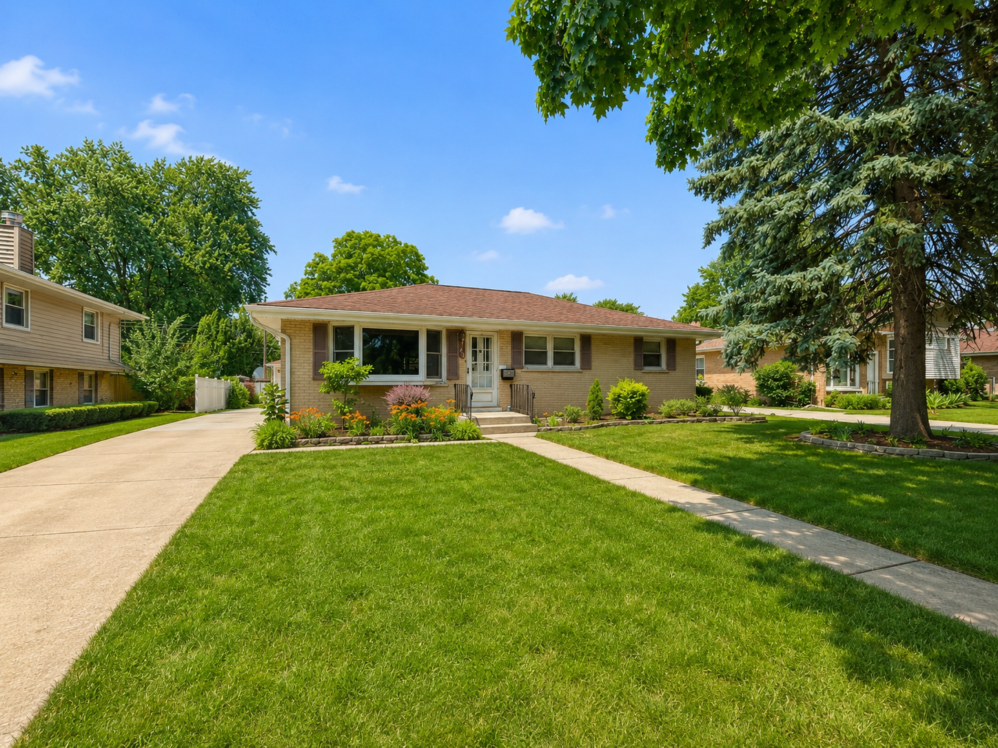 Residential homes in Bartlett, Illinois