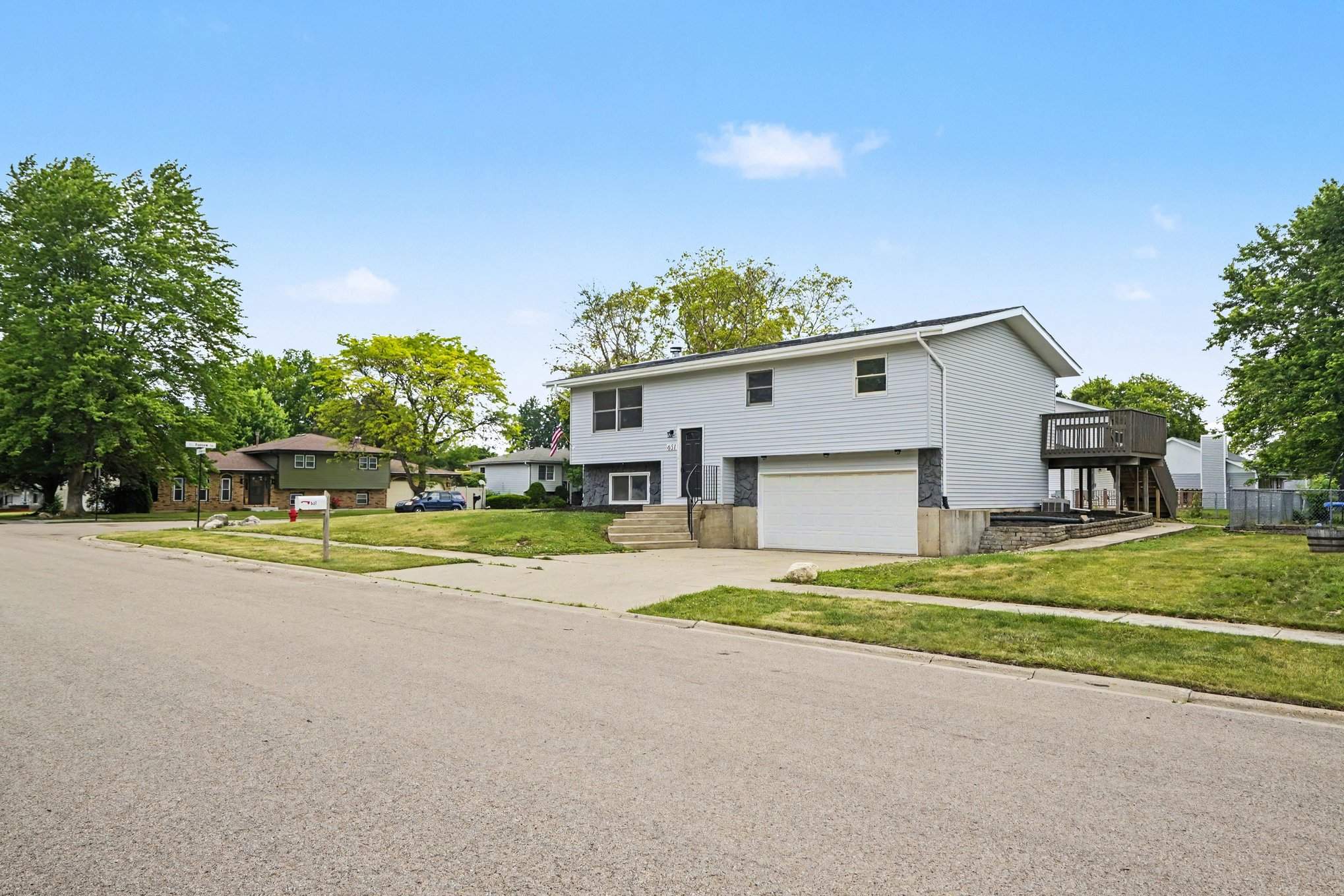 Residential homes in Elgin, Illinois