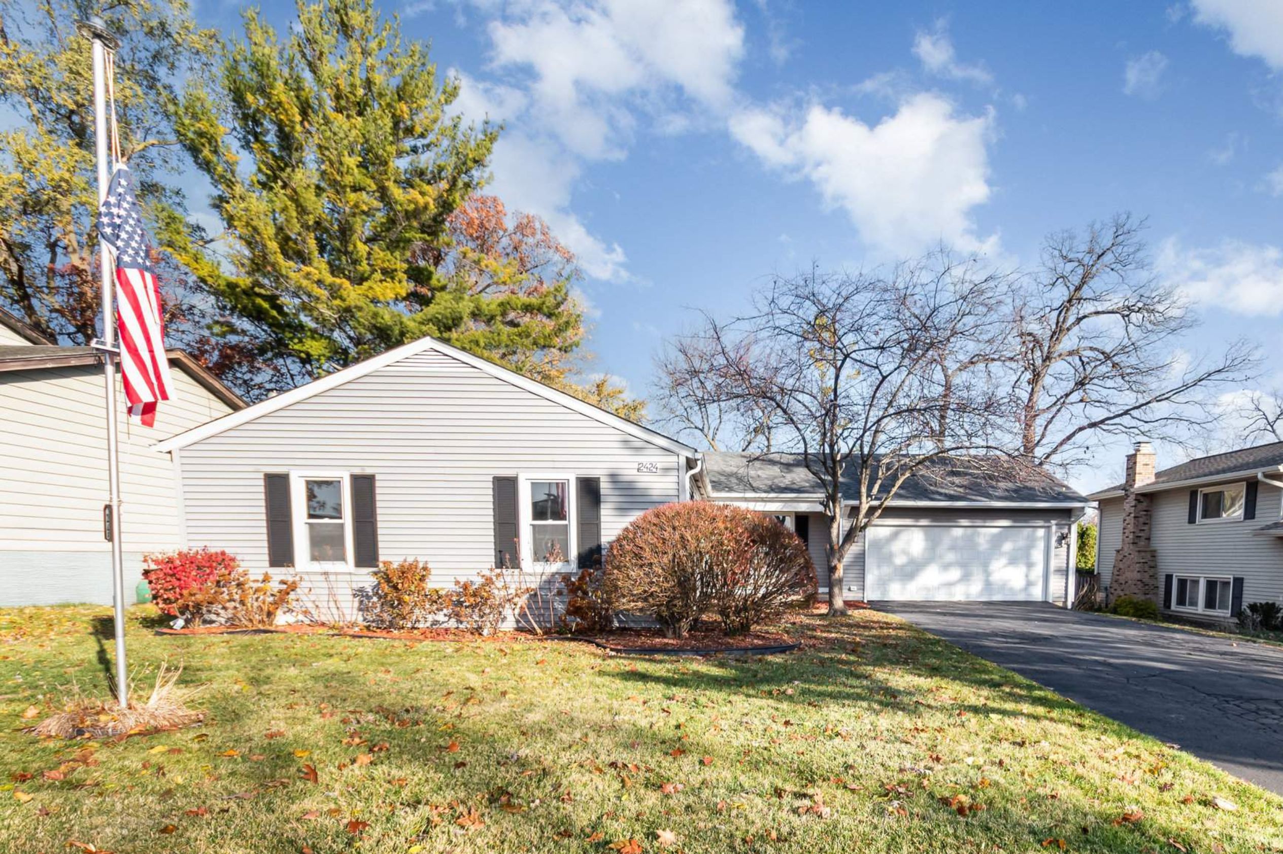 Residential homes in Libertyville, Illinois