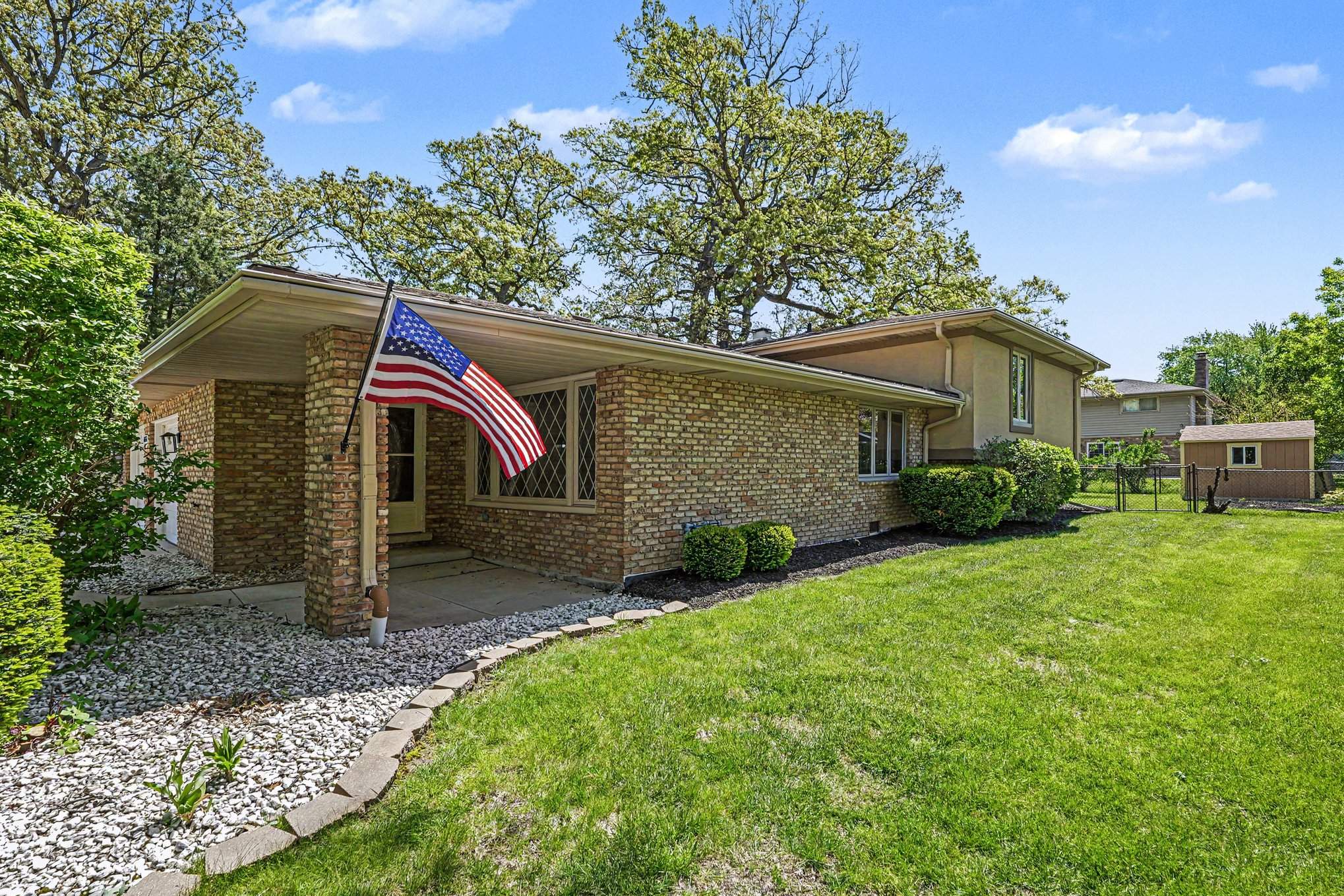 Residential homes in Palos Heights, Illinois