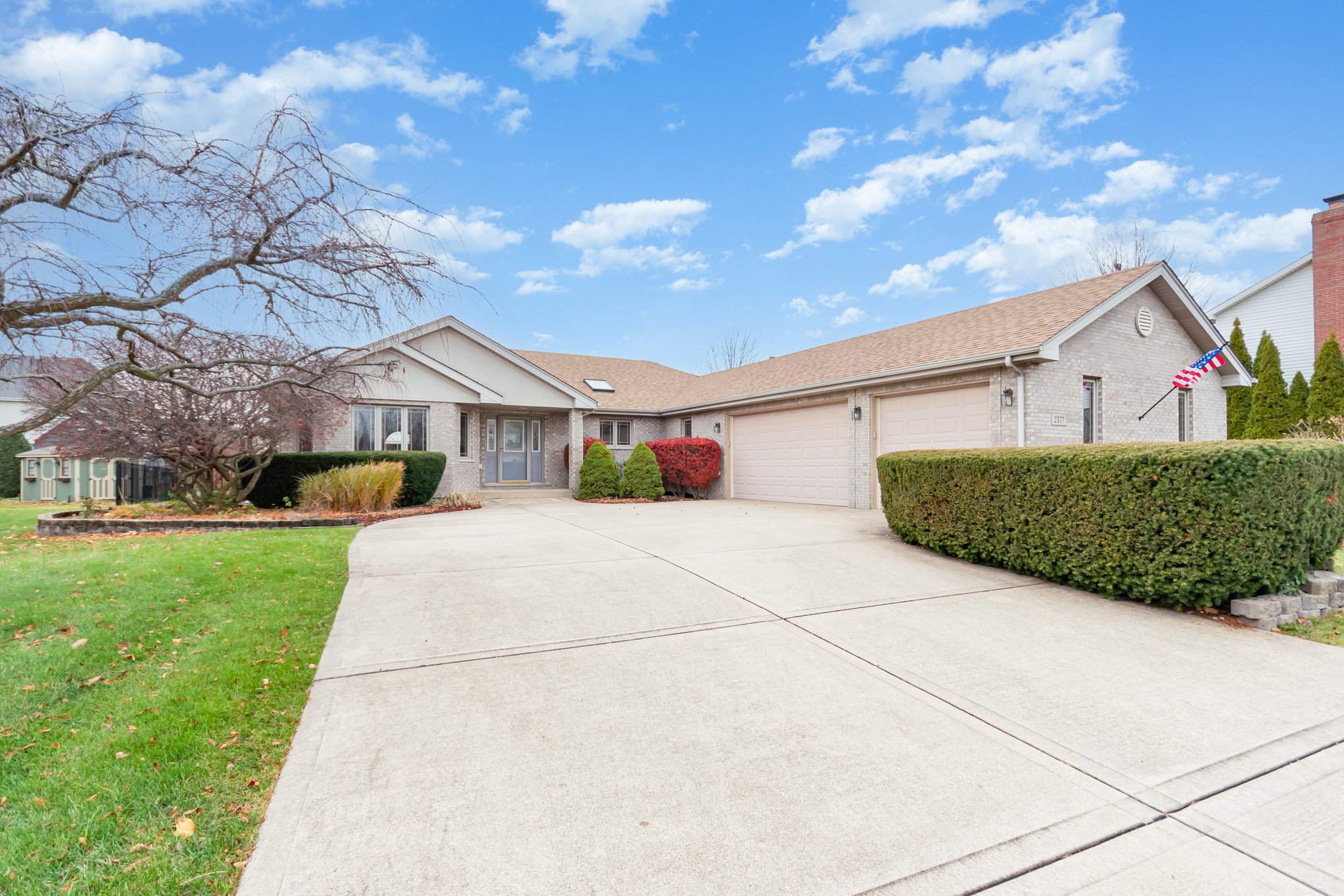 Residential homes in New Lenox, Illinois