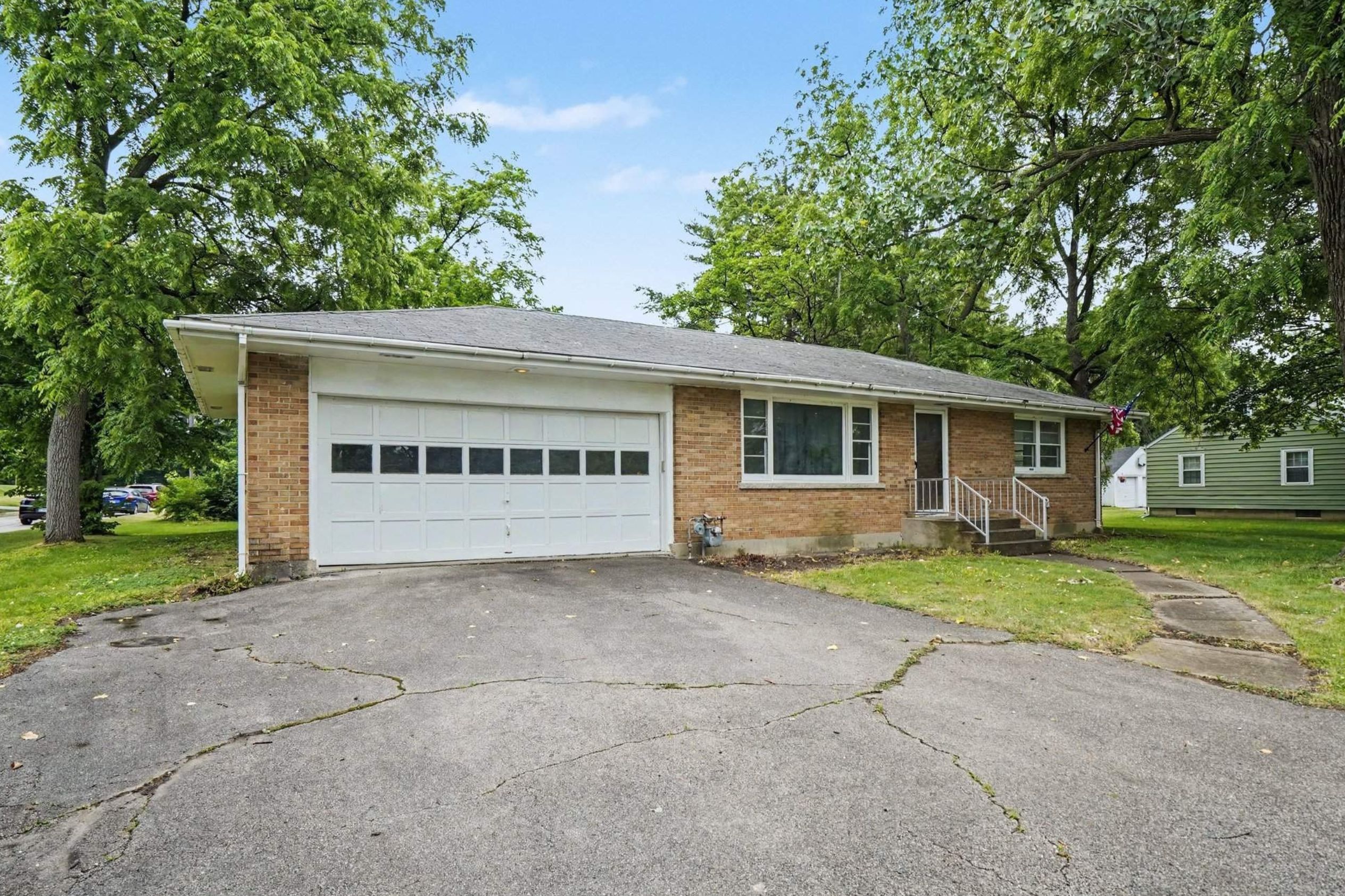 Residential homes in North Aurora, Illinois