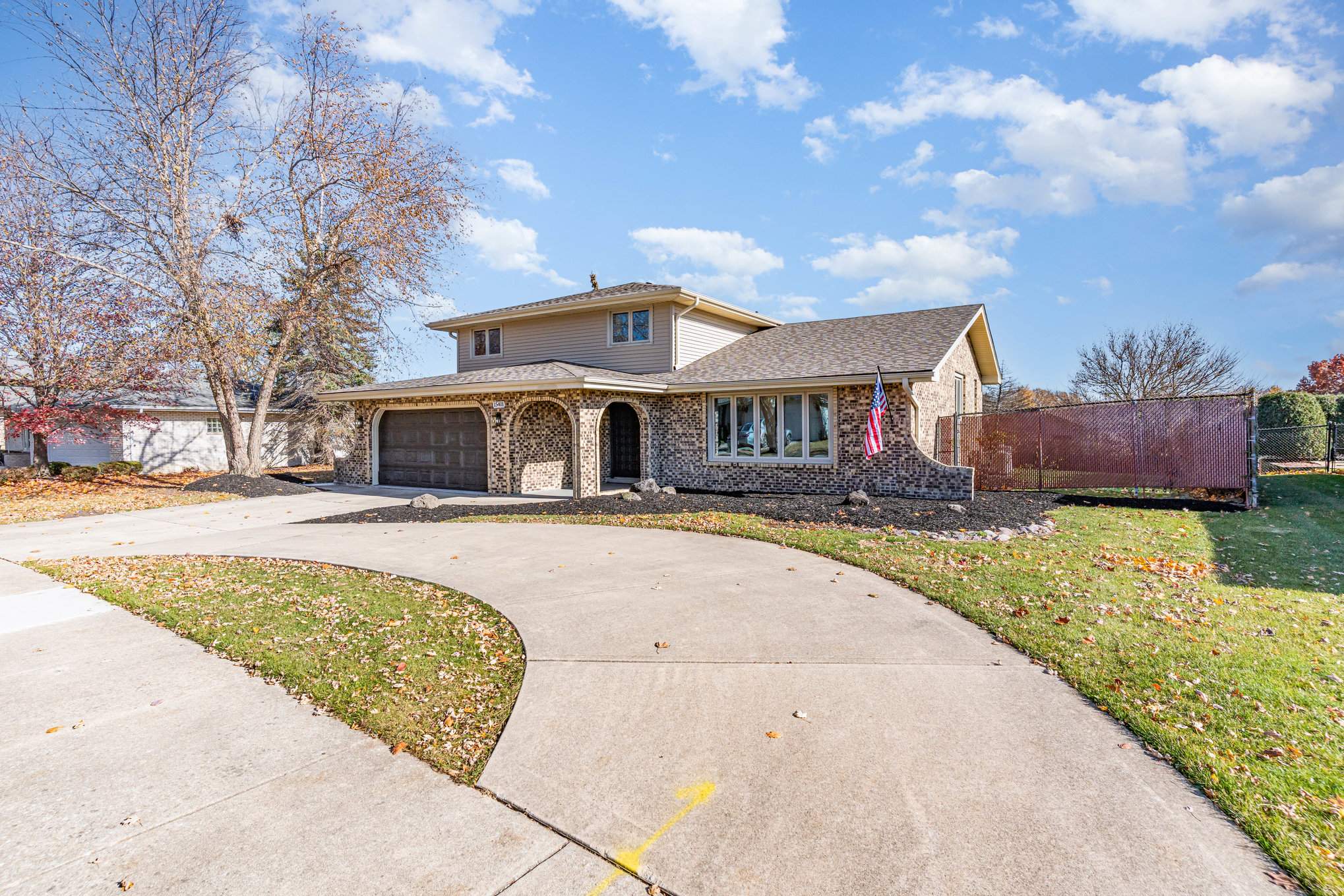 Residential homes in Orland Park, Illinois