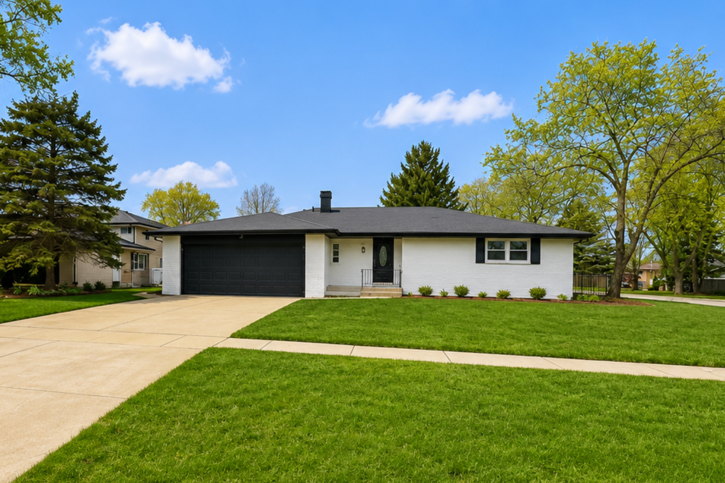 Residential homes in Downers Grove, Illinois