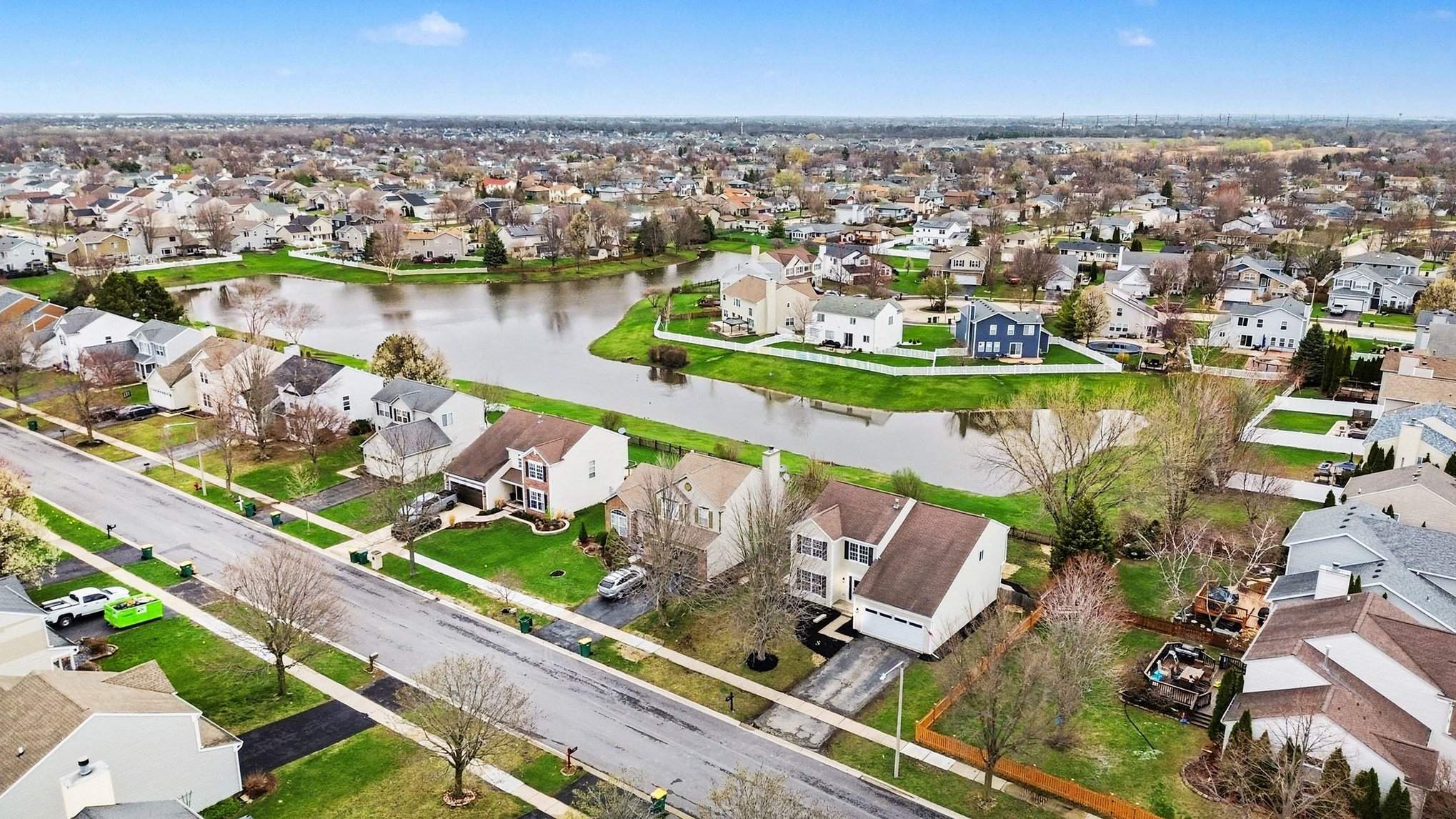 Residential homes in Plainfield, Illinois