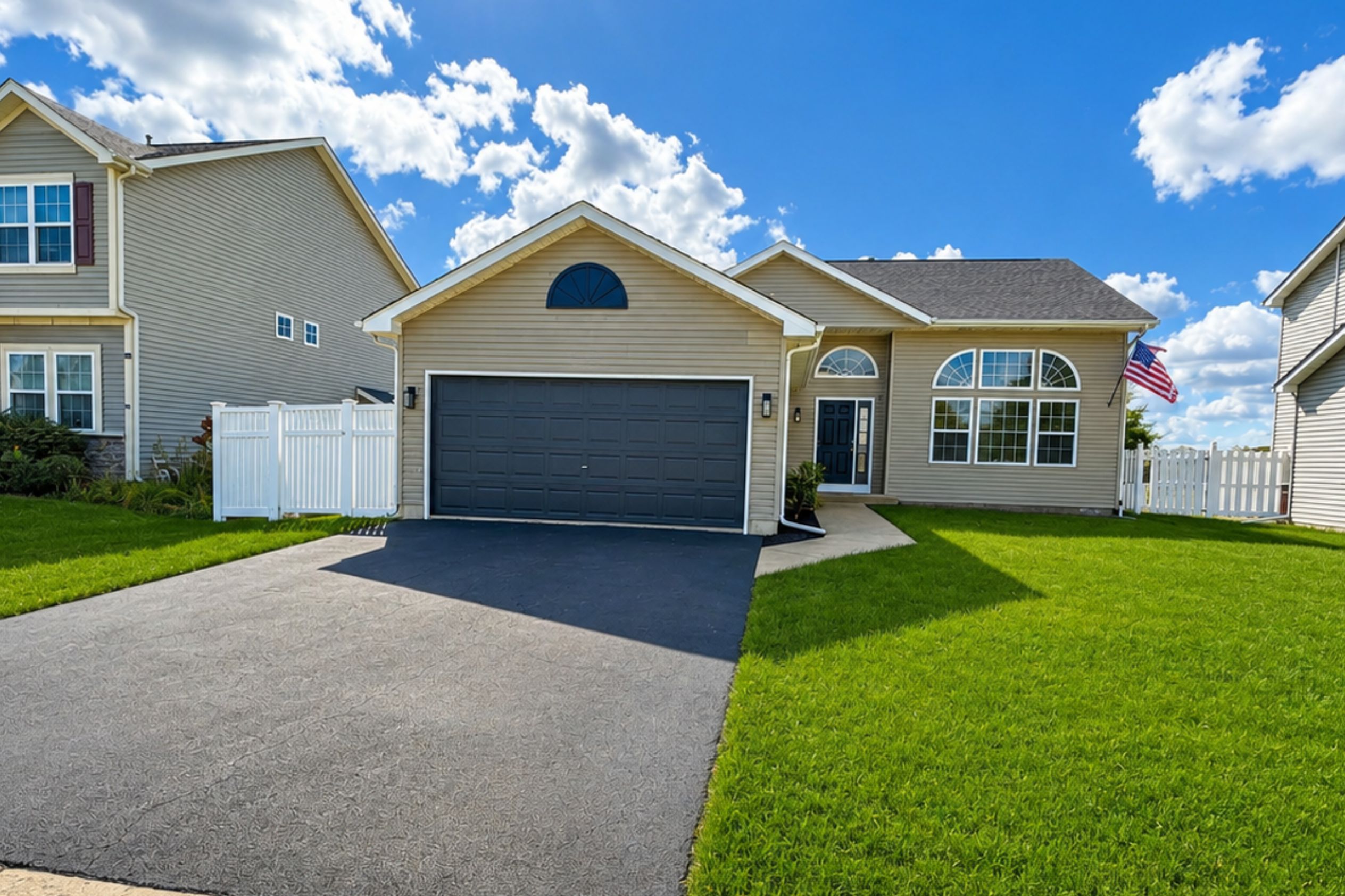 Residential homes in Romeoville, Illinois